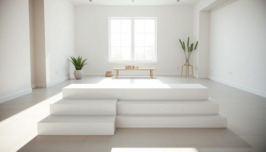 standing mini-workout steps